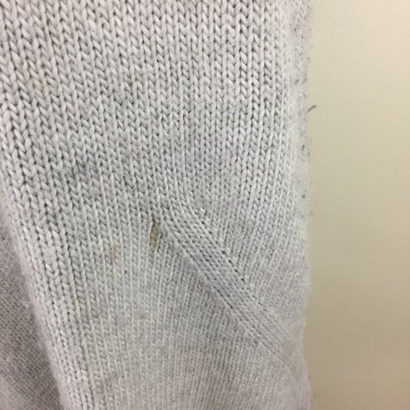 T by ALEXANDER WANG Gray Alpaca Wool Mohair Blend Loose Fit V Neck Sweater Top - Picture 9 of 10